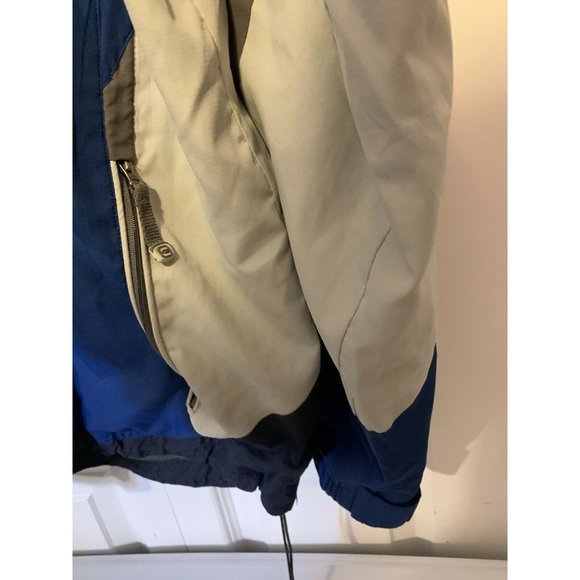 Free Country Men’s Sz L blue Gray White‎ windbreaker jacket - Picture 8 of 9